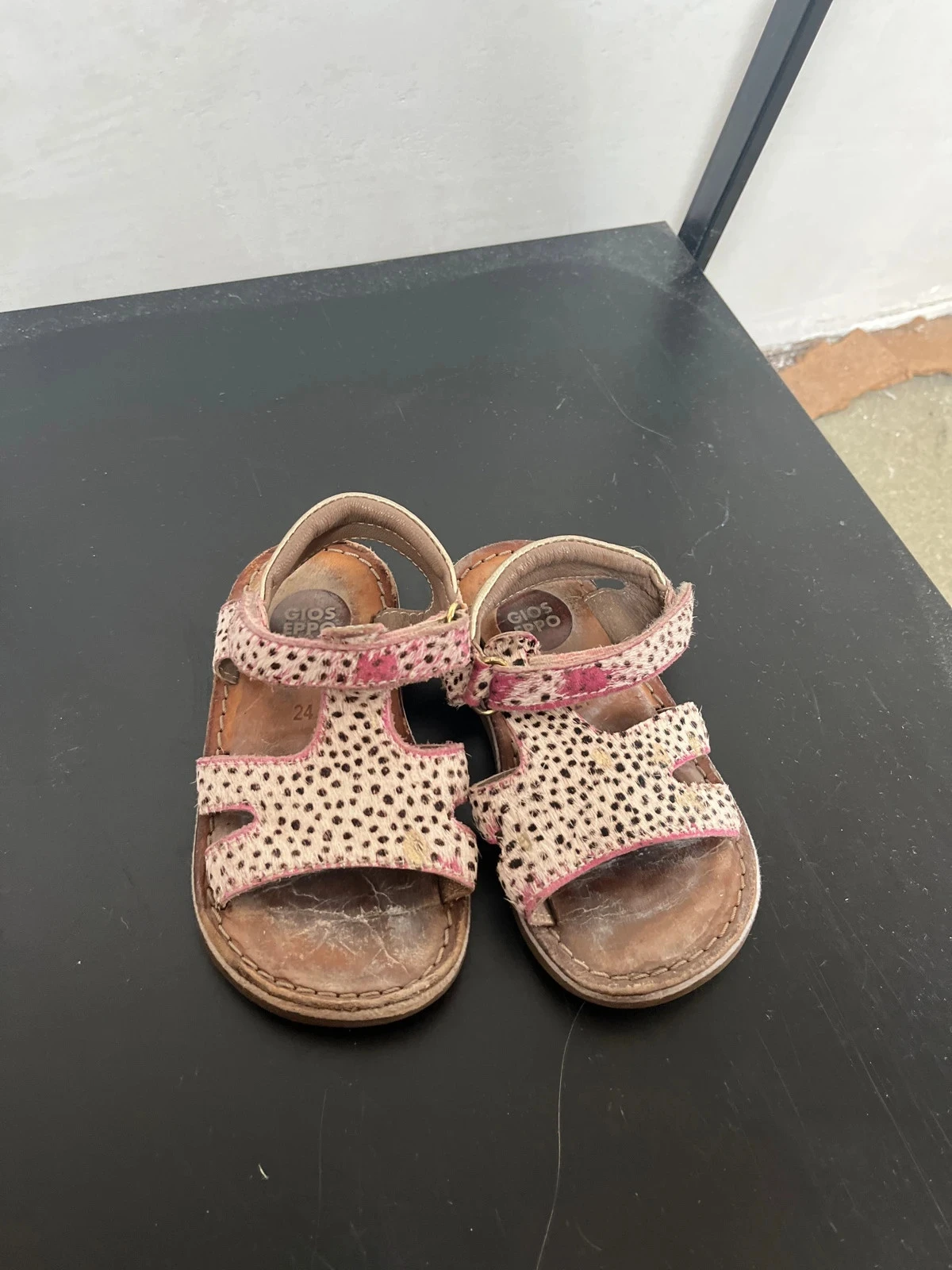 Leren sandalen